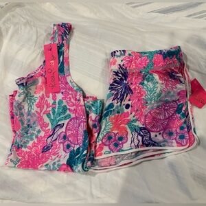 NWT Lilly Pulitzer tank pajama set, size XS